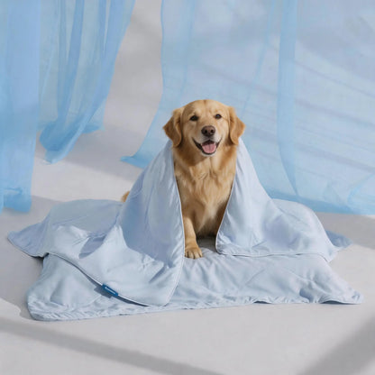 Bedsure Pet Cooling Blanket for Dogs & Cats - Machinewash Easy, Heat Dissipation, Multi-Sizes, Skin-Friendly, Washable Breathable Throw for Couch & Bed