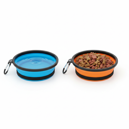 Cuencos Plegables para Perros | Paquete de 2 unidades